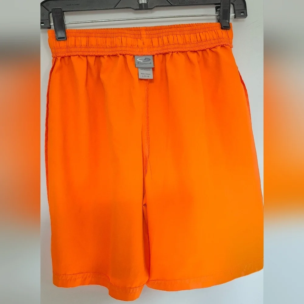 Champion Orange Swim Trunks Quick-Dry Elastic Waist